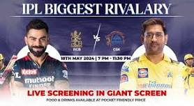 CSK Vs RCB IPL Live Screening | Twilight Pool Lounge Bar