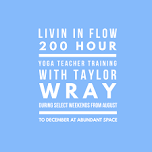 Livin In Flow 200 Hour YTT with Taylor Wray — Abundant Space