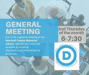 Marshall County Dems, general member meeting