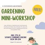 Gardening Mini-Workshop