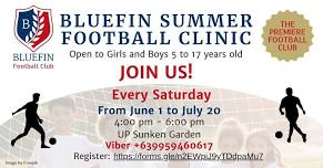 Bluefin Summer Football Clinic