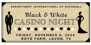 Black & White Casino Night