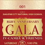 Dagupan City National High School Batch 84’ 4-Camia n Friends Gala Reunion