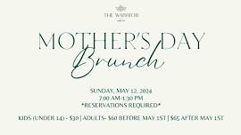 Mother's Day Brunch at The Warrior Hotel