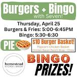 Burgers + Bingo