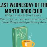 Last Wednesday of the Month Book Club