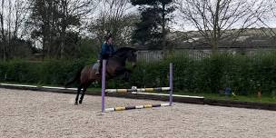 Polework and jumping lessons with BSUKCC L4 Coach - Joanne Burns Firth