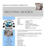 HPUL Parent Advisory Committee Meeting