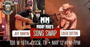 Jeff Martin and Caleb Sutton Song Swap at Muddy Mike’s Bar & Grill