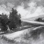 Plein Air Charcoal - June