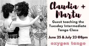 Claudia + Martu guest teaching intermediate class