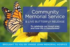 Community Memorial Service & Live Butterfly Release