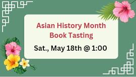 Asian History Month Book Tasting