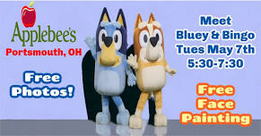 Bluey and Bingo are going to Applebee's!