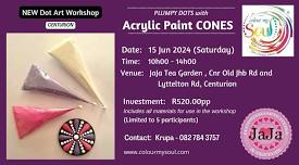 Acrylic Paint CONES (Dot Art) Workshop, Centurion