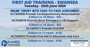 CPR & First Aid Training - Swansea