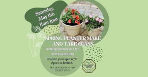 Spring Flower Pot Make and Take Class