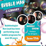 Bubbleman at the Beaverton Library