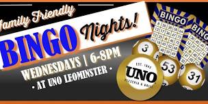 BINGO Nights at UNO Leominster- Family Friendly!