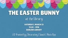 Easter Bunny at the Library