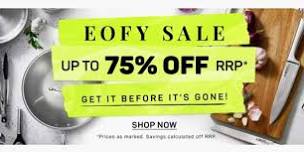 EOFY Sale: Up to 75% off RRP