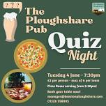 The Ploughshare Pub Quiz with Pizza Roma