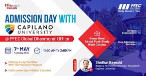 Admission Day with Capilano University at PFEC Global - Dhanmondi Office