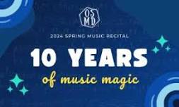 2024 Spring Music Recital - Friday 2pm