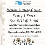 Memoir Writing: Poetry and Prose