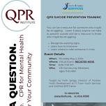 QPR Suicide Prevention Training (ages 15+)