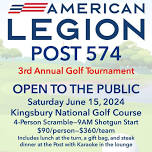 American Legion Post 574 3rd Annual Golf Tournament