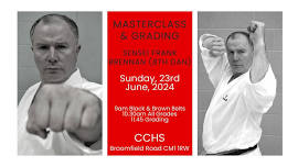 Special Masterclass & Grading with Sensei Frank Brennan (8th Dan)