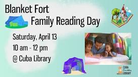 Blanket Fort Family Reading Day