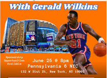 NBA draft party with Gerald Wilkins