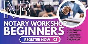 1-Day Notary Workshop for Beginners (Hawthorne, Ca)