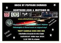 Northern Soul & Motown SA Christies Beach Bowls Club