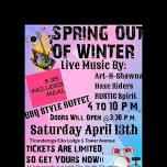 Art-N-Shawna at Spring Out of Winter Fund Raiser