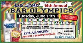 16th Annual Lazy Gators Bar Olympics