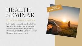 Health Seminar with Suzanne Currier