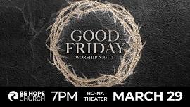 Good Friday Worship Night