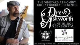 Drew Ashworth live at The Vineyard at Hominy Creek