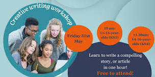 Half term creative writing workshop for teens 11-13-year-olds