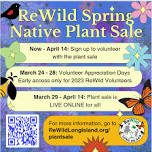 Spring 2024 Native Plant Sale — ReWild Long Island