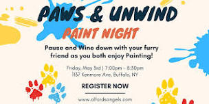 PAWS & UNWIND: Paint Night