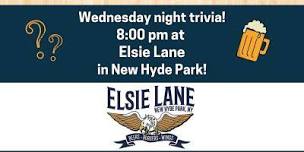 FREE Wednesday Trivia Show  At Elsie Lane of New Hyde Park ,