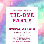 Tie Dye Party