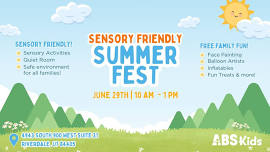 Sensory Friendly Summer Fest