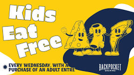 Kids Eat FREE Wednesdays!