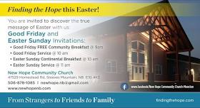 Easter Weekend at New Hope Community Church