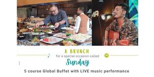 5 Course Sunday Brunch Buffet with Live Stations and Live Music